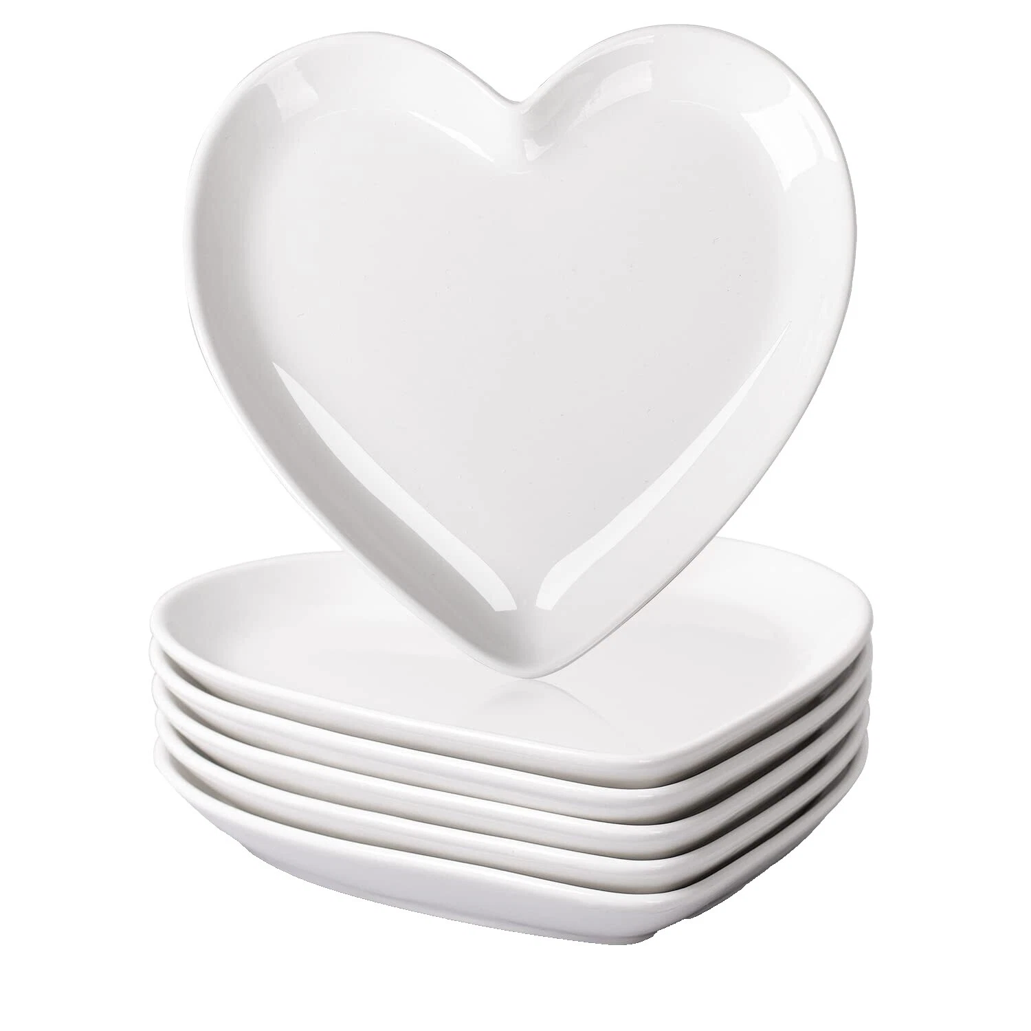 Pratos de Jantar de Cerâmica Corações