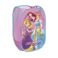 Disney Princess Pop Up Mesh Hamper Laundry Basket Bag Bin Tidy Storage Toy Girls
