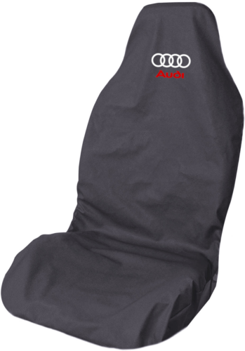 Audi A1 A2 A3 A4 Q3 Q5 wasserdicht dunkelgrau vorne Autositzbezug Fahrrad Fußball - Bild 1 von 2