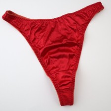 NEW Victoria's Secret VTG Y2K-90s Miracle Satin Thong Panty MEDIUM