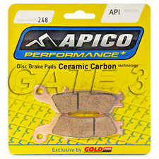 Yamaha WR250F Front Brake Pads 2017-2024 Apico Performace+ Pads WRF250 GF248