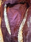 Vintage Victoria’s Secret Women’s Thong/String Panties Lace Floral Purple Bow L — photo 5