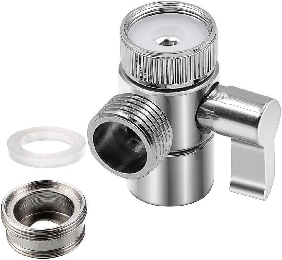 Splinter Valve Faucet Splitter Diverter Valve to Hose Adapter, Shower Diverter Valves ...