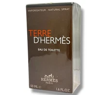 Terre D'Hermes By Hermes Eau De Toilette Spray 50ml/1.6fl.oz New In Box & Sealed