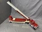 Vintage TONKA Fire Truck Hook and Ladder #1 Fire Engine And Trailer Ladder