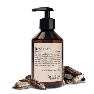 Jean & Len Handseife Cardamom & Tonka, 250 ml (1er Pack), Tonka 
