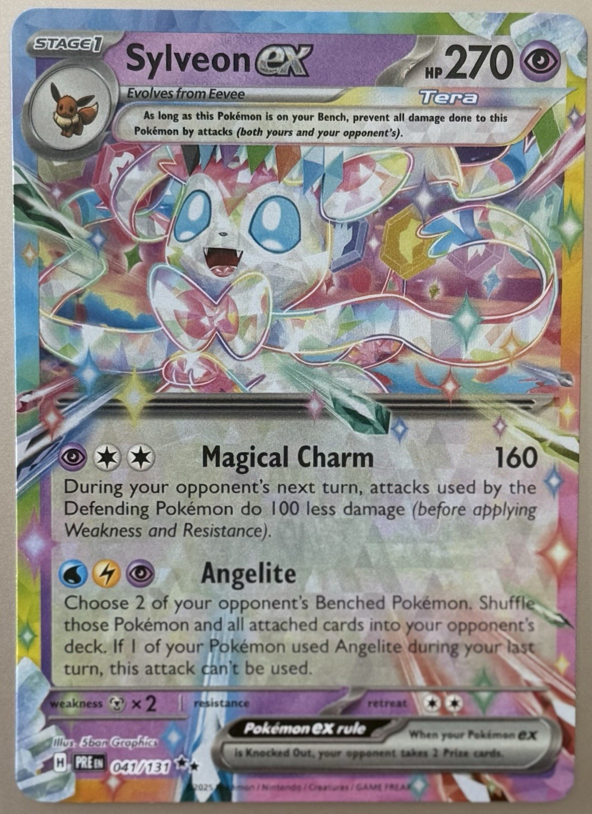 Sylveon ex - 041/131 #41/131 (NM) PRE Pokemon
