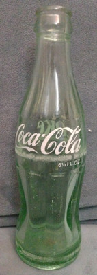 1971 Hays Kansas Coca Cola Green Glass Bottle