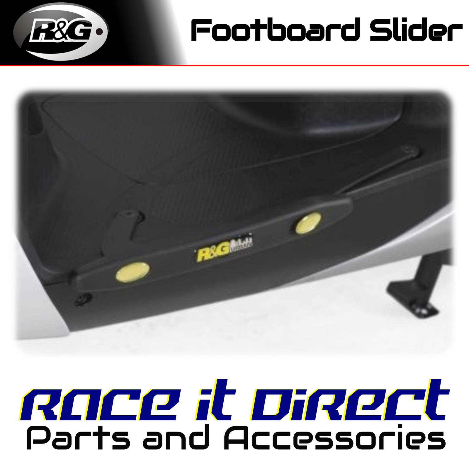 R&G - TP0013BK - Footboard Sliders