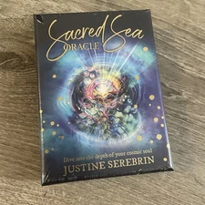 NEW Sacred Sea Oracle Tarot Cards Justine Serebrin Rockpool Publishing SEALED