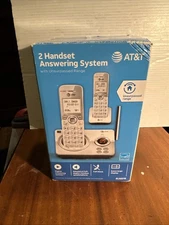 AT&T EL52219 2 Handset Cordless Answering System Caller ID Call Waiting NIB