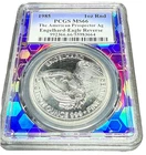 1985 Engelhard Prospector 1oz Round Silver Coin graded PCGS MS66 Trader Bea