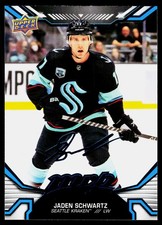 2022-23 Upper Deck MVP Blue Script Jaden Schwartz #111 Seattle Kraken
