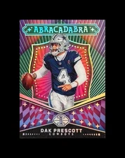 2024 Panini Illusions Football Abracadabra Green Dak Prescott - Cowboys