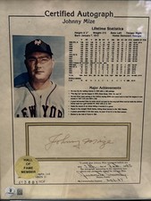 Johnny Mize Cards, Rookie Card and Autographed Memorabilia Guide 21