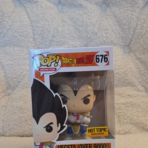 Funko Pop! Vinyl Dragon Ball Z Vegeta (Over 9000!) #676 Hot Topic Exclusive