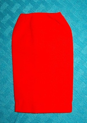 VINTAGE BARBIE 4 CRISP N COOL CLOTHES 1604 FASHION RED PENCIL SKIRT NEAR MINT!