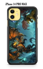Fire Dragon fighting T-Rex Phone Case for iPhone 16 Samsung A54 Google 8 9
