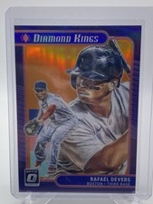 2021 Optic Baseball Rafael Devers Diamond Kings Orange Prizm /125