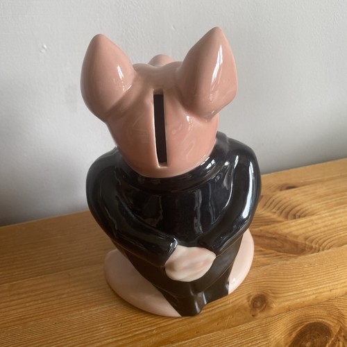 Natwest Pig Wade Sir Nathaniel Piggy Bank Money Box Original Stopper & Box Rare - Picture 2 of 6
