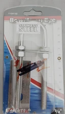 NEW BOATER SPORTS 54102 BOW/STERN EYE STAINLESS STEEL 3/8"X4 7/8" 3500LB CAPACIT