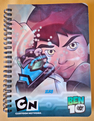 Ben 10 spiral notebook with hologram cover NEW (approx A5)