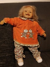 Künstlerpuppe von Evelyn Leman, Sammlerstück, 60 cm