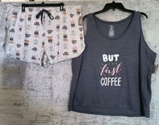 Secret Treasures Sleeveless Top 3X  Shorts 2X Pajama Set Sleepware NWT