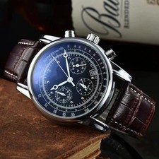 Fashion Luxury Airship Business Casual Men Watches Leather Band for Man