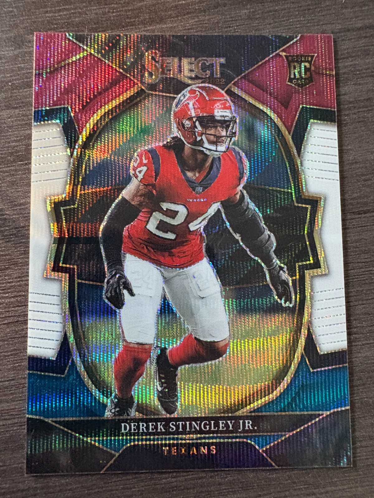 2022 Panini Select Derek Stingley Jr. RC #48 Tri Color Prizm Concourse /249