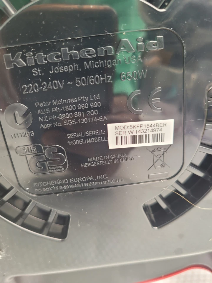 KitchenAid Artisan 4L Food Processor Original Replacement Parts  MODEL 5KFP1644 - Image 4 of 4