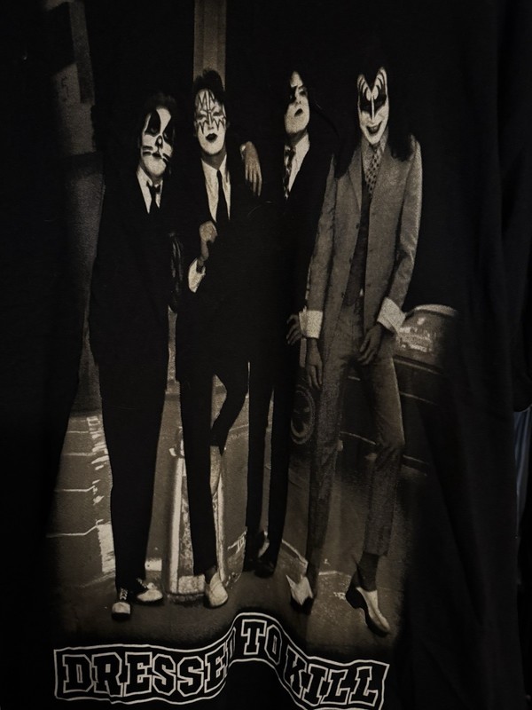 Original Vintage KISS Dressed To Kill Shirt Rock And Roll Gene Paul Ace Peter