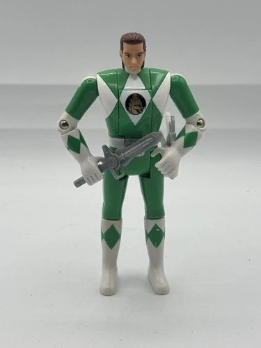Bandai Vintage Green Power Ranger 5.5" Flip Head Action Figure 1993 - Tommy