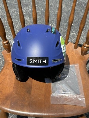 Smith Aspect Ski Snowboard Helmet Size S 51-55cm Matte Blue Adjustable Vent