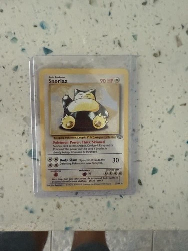 Snorlax 27/64 Jungle Set Non-Holo Rare Card 1st Edition WOTC Pokemon LP