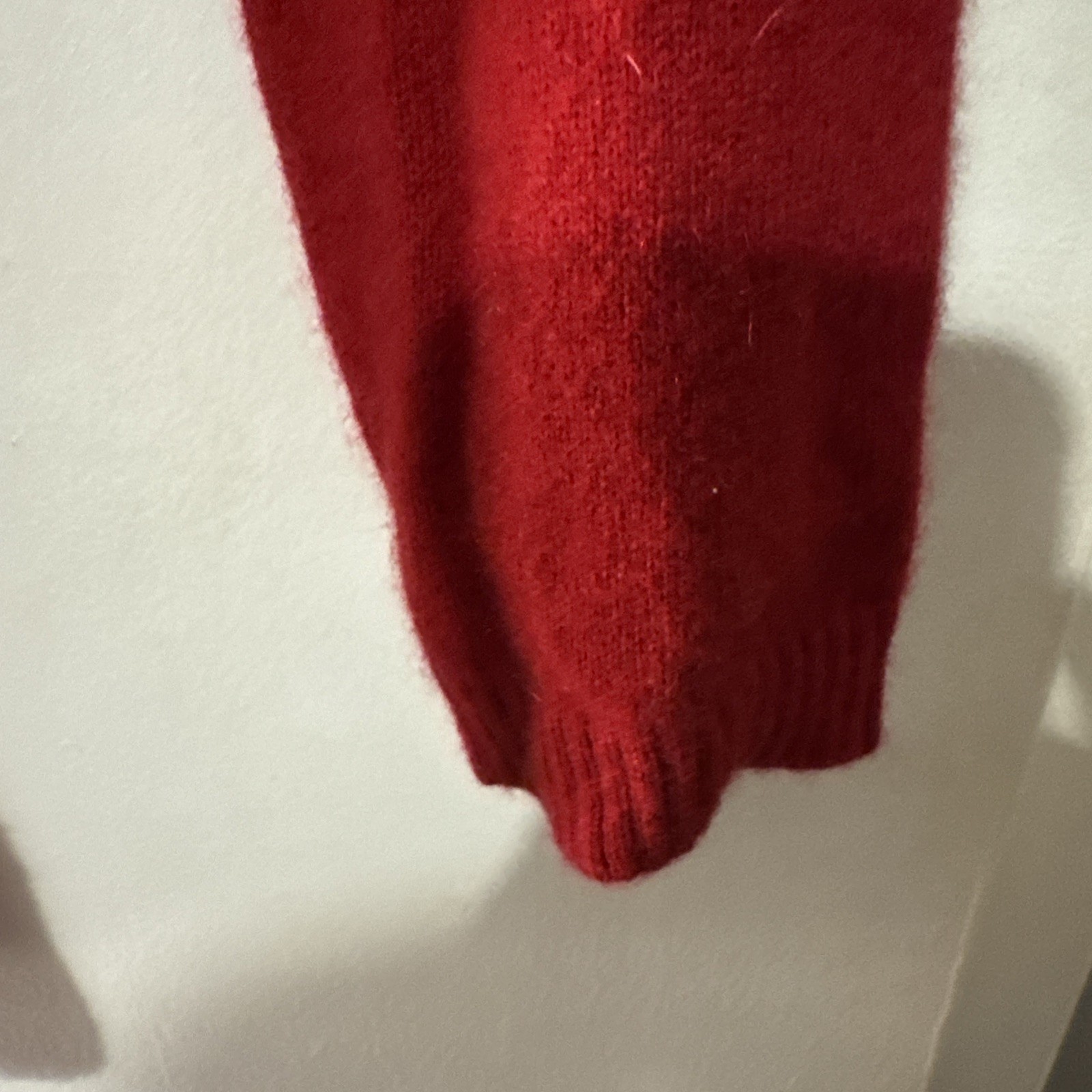 Florence & Fred 100percent Cashmere Cowl Neck Jumper Size 10 Red image 6