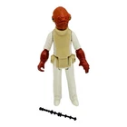 Vintage Star Wars Admiral Ackbar Complete Action Figure 1982 Hong Kong Kenner