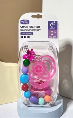 Pretty baby pacifier With Clip
