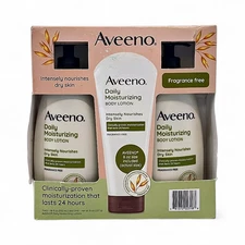 Aveeno Daily Moisturizing Body Lotion for Dry Skin - Fragrance Free 18 FL. OZ.
