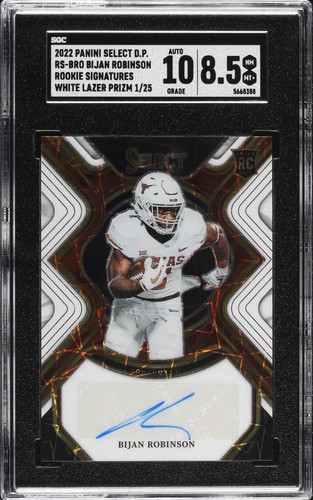 2023 Panini Select #CRO-BRO Bijan Robinson Select Certified