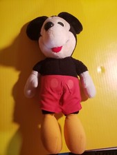Vintage 17" Mickey Mouse Plush with Red Shorts