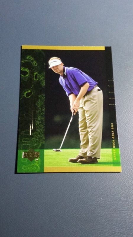 LEE JANZEN 2001 UPPER DECK GOLF CARD # 130 B7207
