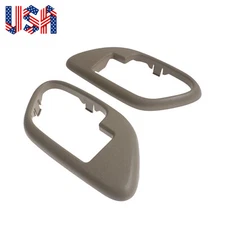 Two Inside Door Handle Bezel Passenger & Driver Side for GMC Suburban K1500