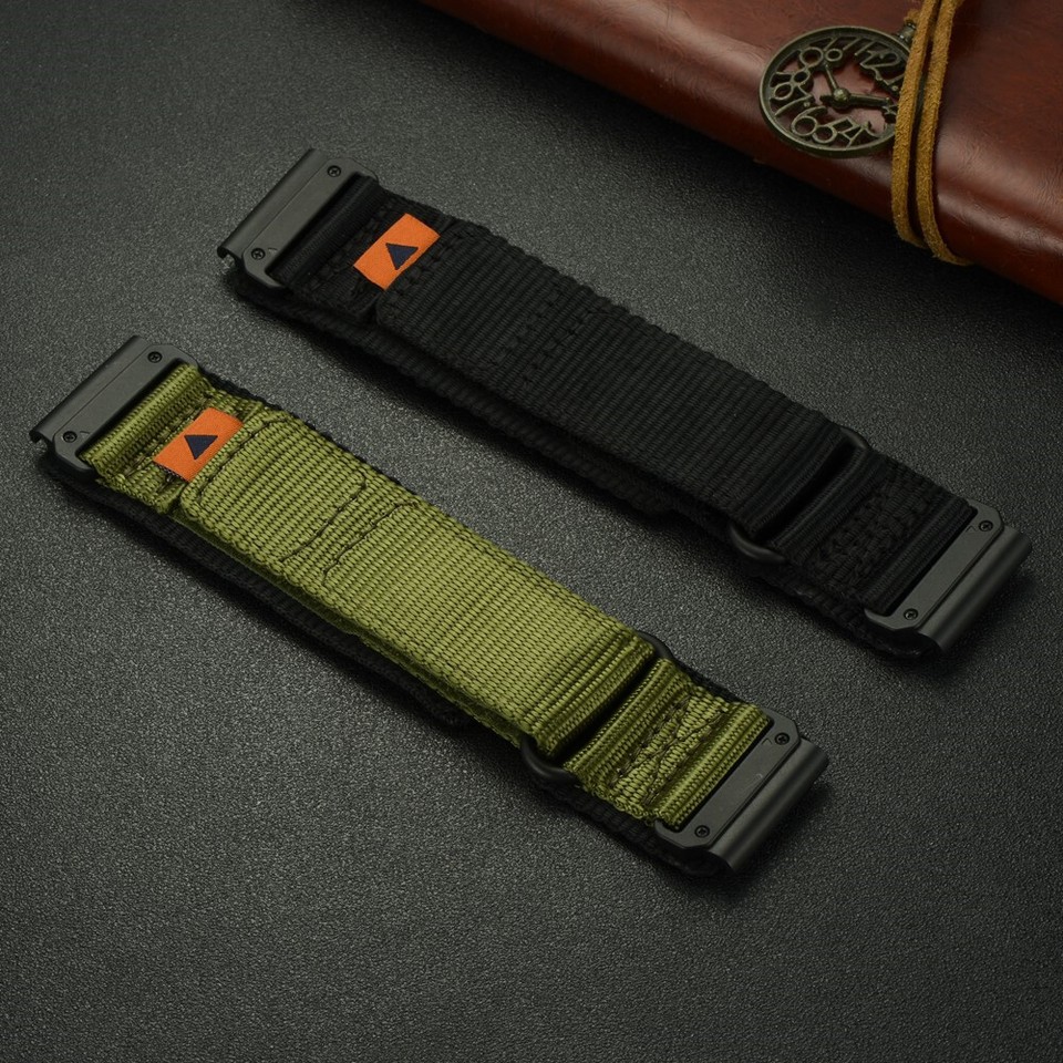 Nylon Watch Band Strap For Garmin Fenix 8 7 7X 6 6X 5 5X Tactix Epix Pro Enduro