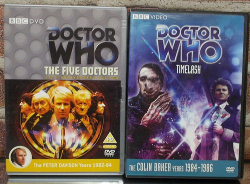 BBC Doctor Who The Five Doctors & Dr Who TimeLash