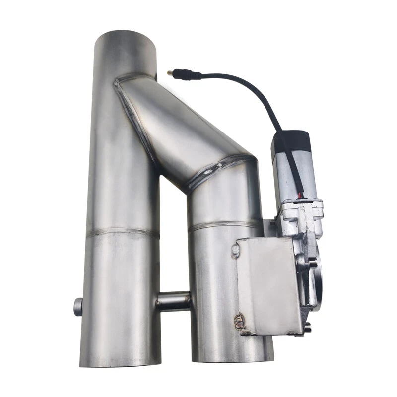 2.5" Double Electric Exhaust Valve Dual Control Valve W/Manual and Remote Switch - Image 4 of 4