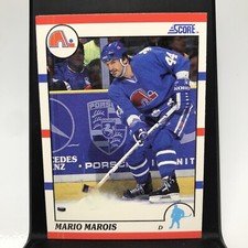 1990-91 Score Canadian Mario Marois Quebec Nordiques #229