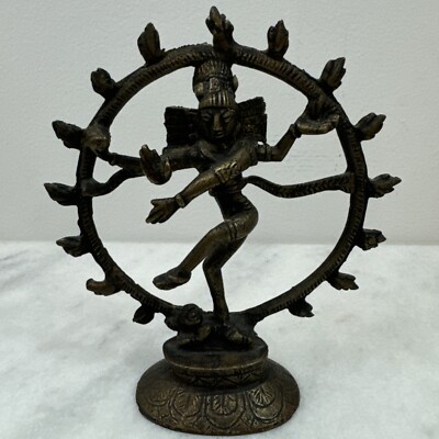  Brass Handcrafted Fine Lord Shiva Natraj Dancing Figurine