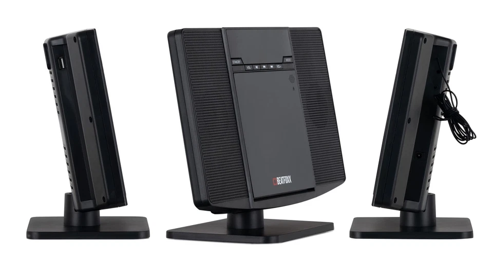 Vertikal HiFi Stereo Anlage System CD Player Bluetooth MP3 USB Wandmontage Radio - Bild 4 von 4