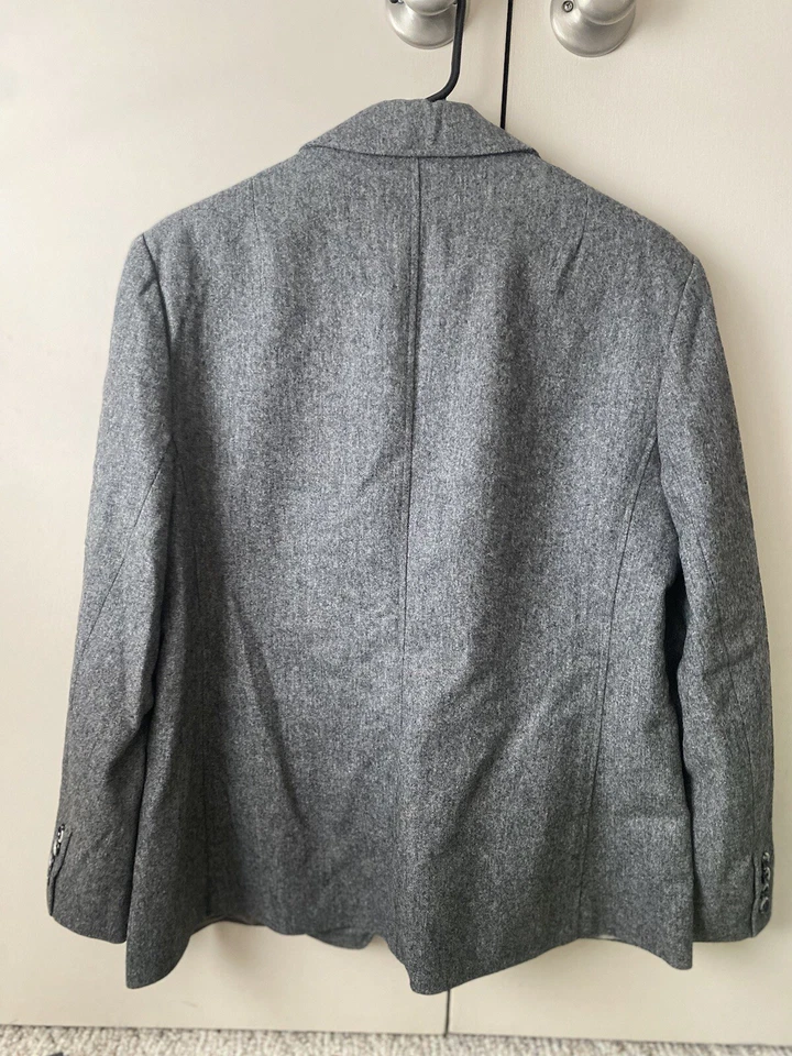 EVAN PICONE Mujer Carrera Falda Traje Blazer Talla 16 Mini Falda Talla 14 Gris 124A Foto 2 de 4